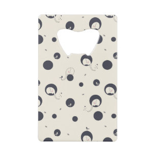 Shy Elephant Pattern Creditkaart Flessenopener
