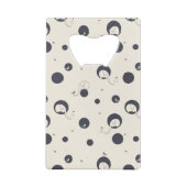 Shy Elephant Pattern Creditkaart Flessenopener (Achterkant)