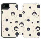 Shy Elephant Pattern Incipio iPhone Portemonnee Hoesje (Agenda Open)