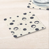 Shy Elephant Pattern Kartonnen Onderzetters (Schuin)