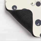 Shy Elephant Pattern Muismat (Hoek)