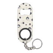 Shy Elephant Pattern Sleutelhanger Flessenopener (Achterkant)