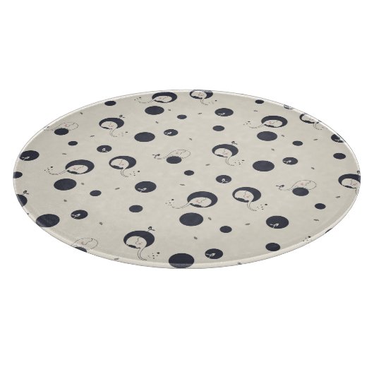 Shy Elephant Pattern Snijplank (Hoek)