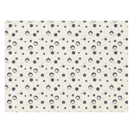 Shy Elephant Pattern Tafelkleed (Voorkant (Horizontaal))