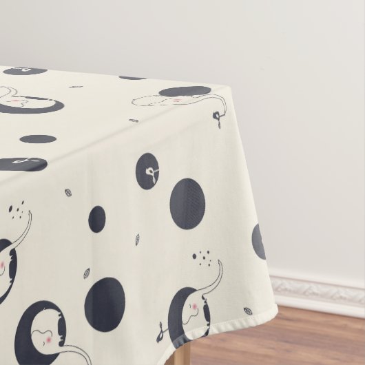 Shy Elephant Pattern Tafelkleed (Voorbeeld)