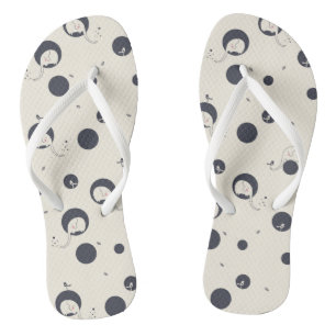 Shy Elephant Pattern Teenslippers