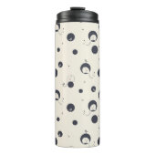 Shy Elephant Pattern Thermosbeker (Voorkant)