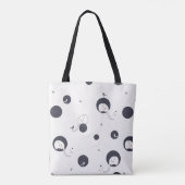 Shy Elephant Pattern Tote Bag (Achterkant)