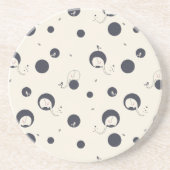 Shy Elephant Pattern Zandsteen Onderzetter (Voorkant)