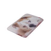 Shy English Bulldog Puppy Badmat (Gekanteld)