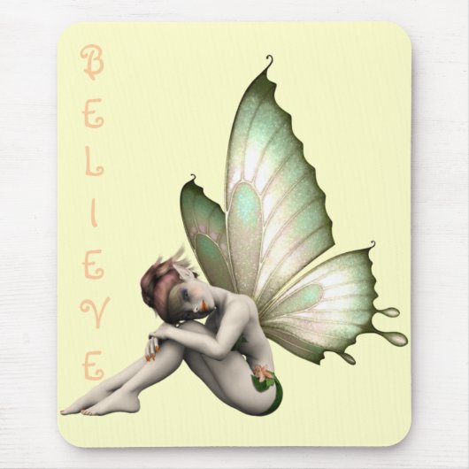Shy Fairy Mousepad Muismat (Voorkant)