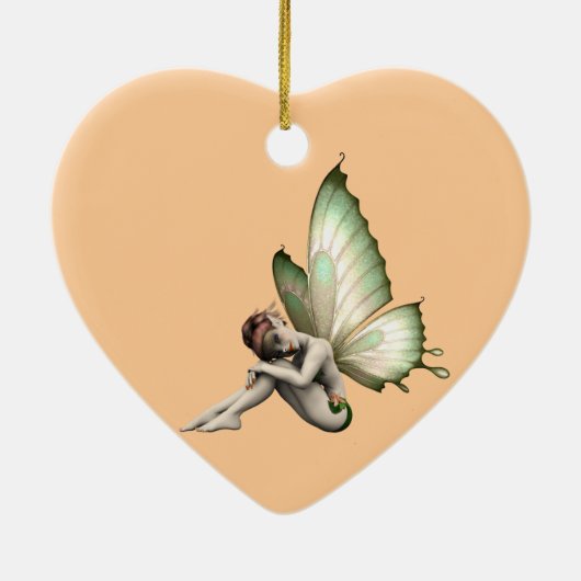 Shy Fairy Ornament (Achterkant)