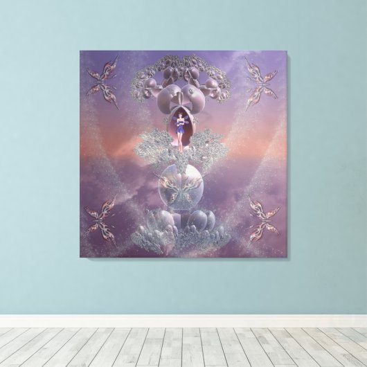 Shy Fairy Queen Canvas (Insitu (Houten vloer))