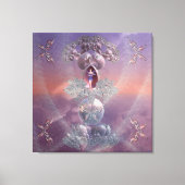 Shy Fairy Queen Canvas Afdruk (Voorkant)