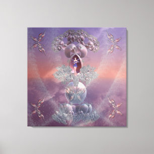 Shy Fairy Queen Canvas Afdruk