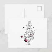 Shy Ghost Briefkaart (Voorkant / Achterkant)