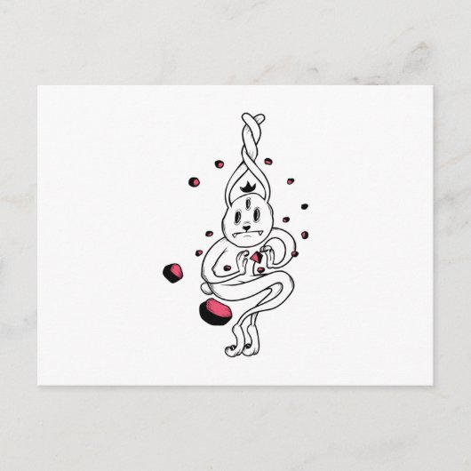 Shy Ghost Briefkaart (Voorkant)