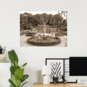 Shy Girl in de Rozen Poster (Thuiskantoor)