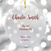 Shy Girl Kerst Elf Keramisch Ornament