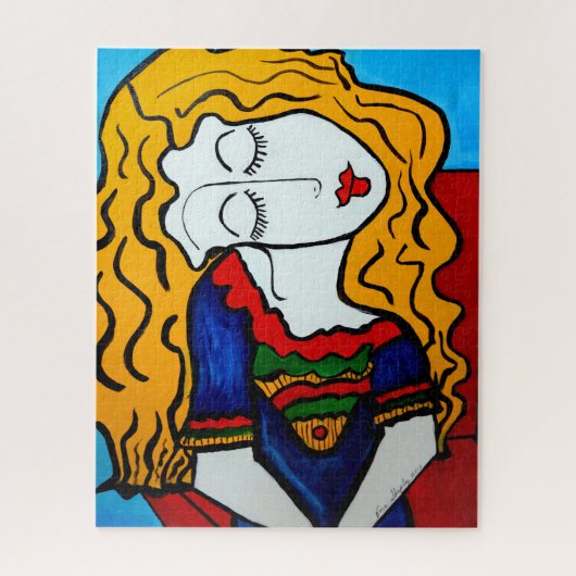 SHY GIRL LEGPUZZEL (Verticaal)