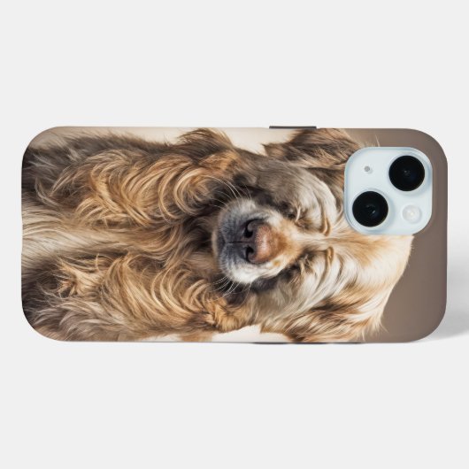 Shy Golden Retriever Case-Mate iPhone Case (Achterkant (horizontaal))