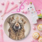 Shy Golden Retriever Papieren Bordje (Feest)