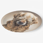 Shy Golden Retriever Papieren Bordje (Gekanteld)