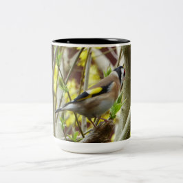 Shy Goldfinch Tweekleurige Koffiemok