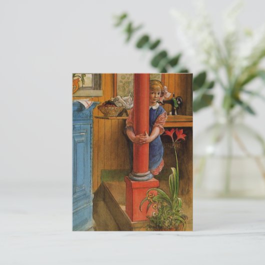 Shy Granddochter 1918 Briefkaart (Staand voorkant)