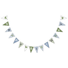 Shy Guy Happy Birthday Bunting Banner