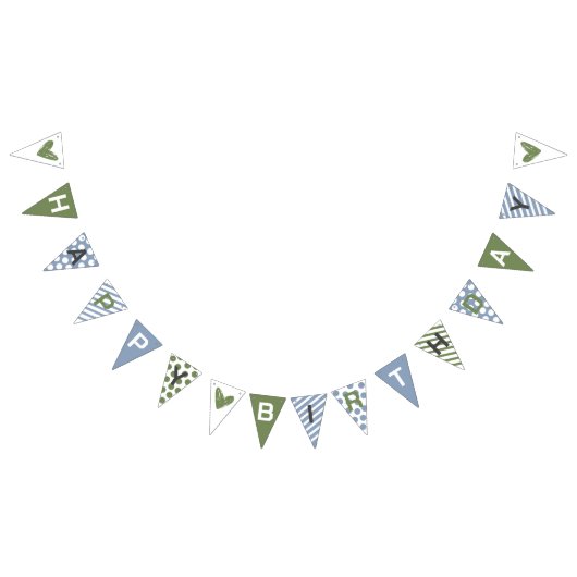 Shy Guy Happy Birthday Bunting Banner (Alle)