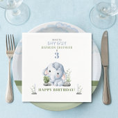 Shy Guy Verjaardagsfeestje Papieren servetten