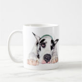 Shy Harlequin Great Dane Koffiemok (Links)