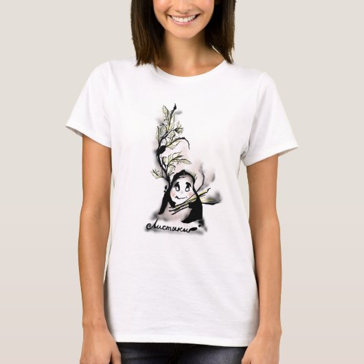 Shy Mr Leaf T-shirt (Voorkant)