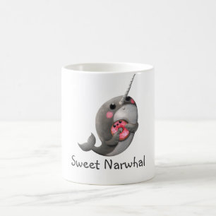 Shy Narwhal met Donut Koffiemok
