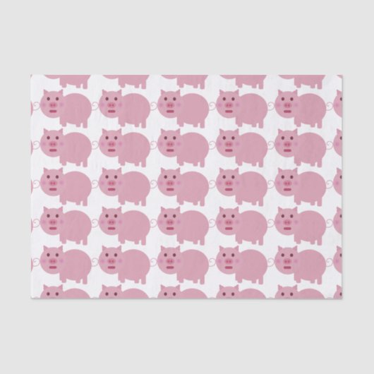 Shy Pink Gift Tissue Wrap Tissuepapier (Voorkant)