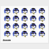 Shy Snowman Vakantie Stickers (Vel)