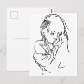 Shy Stuff Briefkaart (Voorkant / Achterkant)