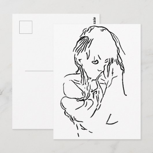 Shy Stuff Briefkaart (Voorkant / Achterkant)