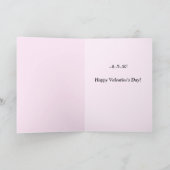 Shy Valentijn Kat Kaart (Binnen)