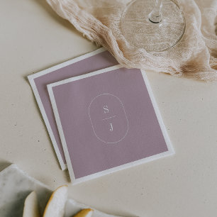 SHYLAH eenvoudige Lila moderne Paarse elegante bru Servet