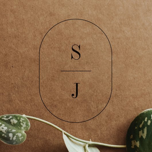 SHYLAH Monogram Boho Unieke Trouwrubberstempels Rubberstempel