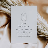 SHYLAH Neutraal Elegant Zwart Wit Classic Wedding Save The Date