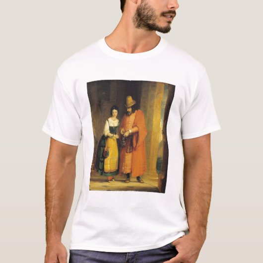 Shylock en Jessica uit 'The Merchant of Venice', T-shirt (Voorkant)