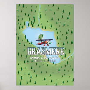 Shymbulak Kazachstan Ski reisposter Poster