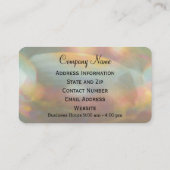 Shyvee Damask Elegant Professional 2-inch Pearl Visitekaartje (Achterkant)