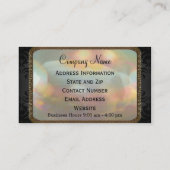 Shyvee Damask Elegant Professional 2 inch Visitekaartje (Achterkant)