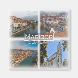 SI0018 Europa, Slovenië, Maribor, Koelkast Magneet
