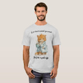 Si Hay Que Triunfar Grumpy Orange Cat Unisex T-shirt (Voorkant volledig)