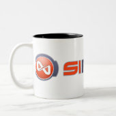 SI koffie-Mok Tweekleurige Koffiemok (Links)